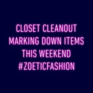 Marking down ZOETIC FASHION CLOSET